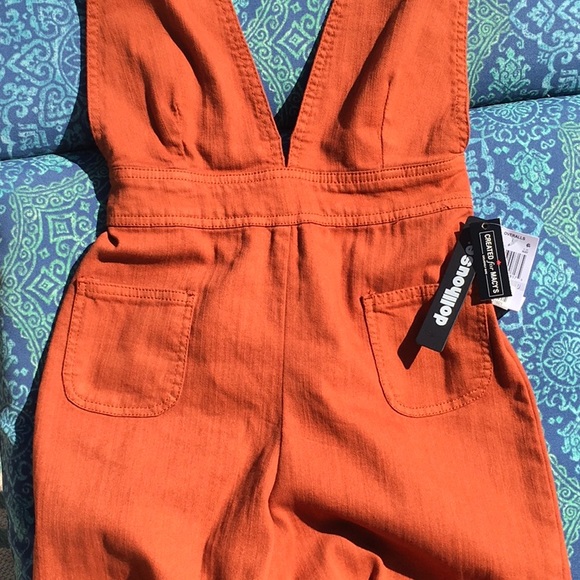 DOLLHOUSE OVERALLS RUST W24 NWT๐ธ - Picture 1 of 8